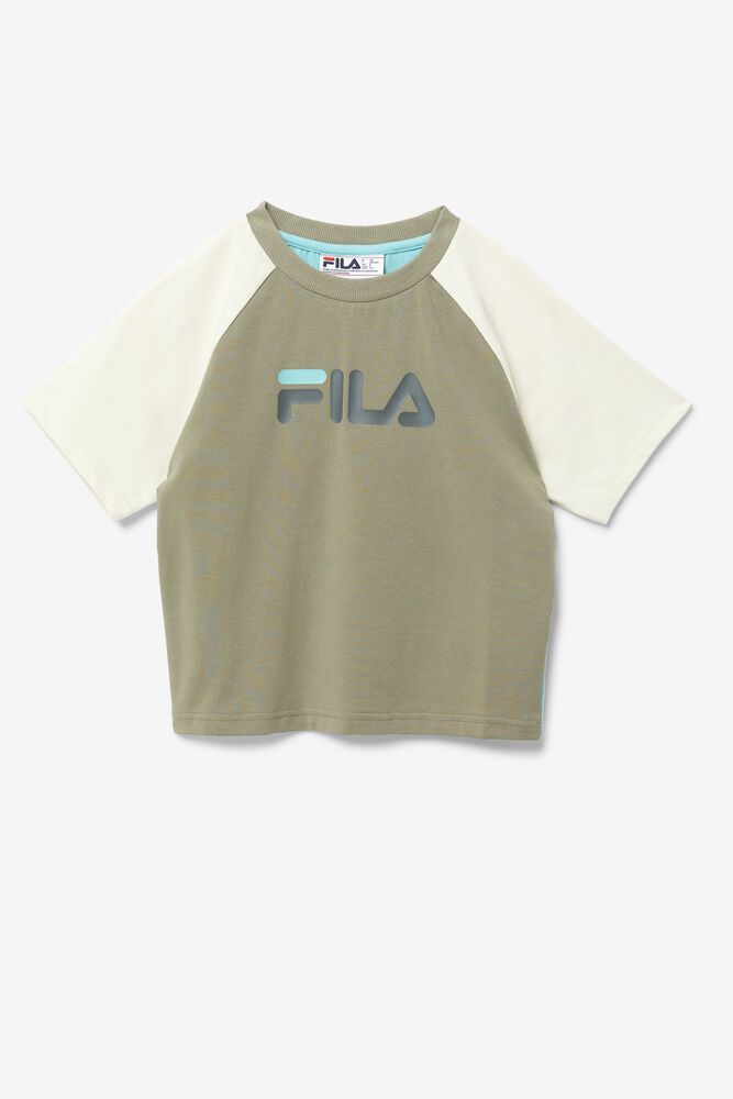 Fila Aisha T-Shirt Olive - Womens - 08764LHNT